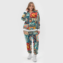 Женский 3D-костюм Пэчворк джинсы в СССР, цвет: 3D-белый — фото 2