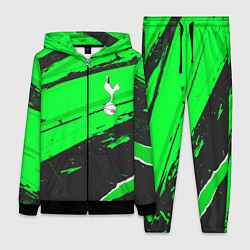 Женский 3D-костюм Tottenham sport green, цвет: 3D-черный