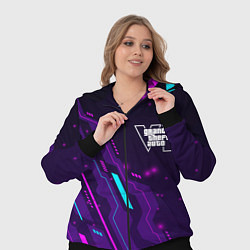 Женский 3D-костюм GTA6 neon gaming, цвет: 3D-черный — фото 2