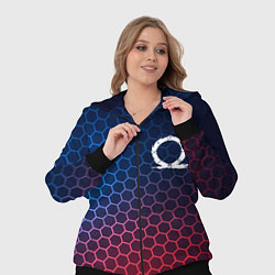 Женский 3D-костюм God of War неоновые соты, цвет: 3D-черный — фото 2