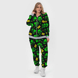 Женский 3D-костюм Game over press start, цвет: 3D-меланж — фото 2