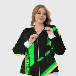 Женский 3D-костюм Minecraft creeper game pattern, цвет: 3D-белый — фото 2