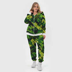 Женский 3D-костюм Camouflage - pattern ai art, цвет: 3D-белый — фото 2