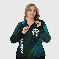 Женский 3D-костюм Valencia glitch blue, цвет: 3D-черный — фото 2