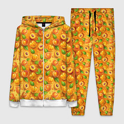 Женский костюм Сочные сладкие абрикосы паттерн