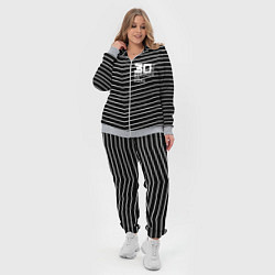 Женский 3D-костюм Thirty Seconds to Mars pattern optic, цвет: 3D-меланж — фото 2