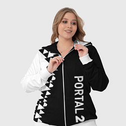 Женский 3D-костюм Portal geometry steel, цвет: 3D-белый — фото 2