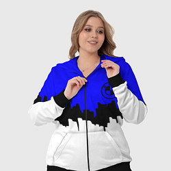 Женский 3D-костюм BMW sport texture, цвет: 3D-черный — фото 2