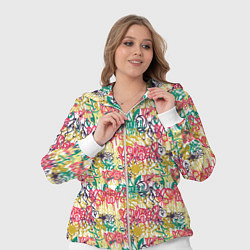 Женский 3D-костюм Граффити с подтёками, цвет: 3D-белый — фото 2