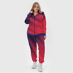 Женский 3D-костюм Яркий абстрактный узор для спорта, цвет: 3D-синий — фото 2