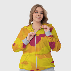 Женский 3D-костюм Камуфляж золото текстура, цвет: 3D-меланж — фото 2