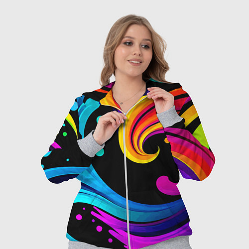 Женский костюм Joy wave - ai art fantasy / 3D-Меланж – фото 3