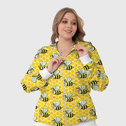 Женский 3D-костюм Пчелиный паттерн, цвет: 3D-белый — фото 2