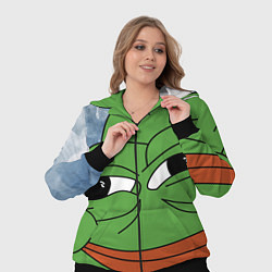 Женский 3D-костюм Хитрый лягушонок пепе, цвет: 3D-черный — фото 2