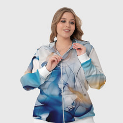 Женский 3D-костюм Синий батик, цвет: 3D-белый — фото 2