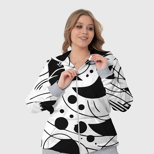Женский костюм Fashion abstraction - ai art fantasy / 3D-Меланж – фото 3