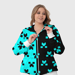 Женский 3D-костюм Minecraft pattern game, цвет: 3D-белый — фото 2