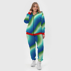 Женский 3D-костюм Морская волна арт, цвет: 3D-красный — фото 2