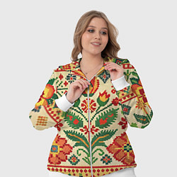 Женский 3D-костюм Славянский узор и орнамент, цвет: 3D-белый — фото 2