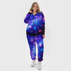 Женский 3D-костюм Неоновые созвездия космоса, цвет: 3D-черный — фото 2