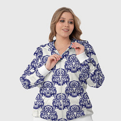 Женский 3D-костюм Механический череп паттерн, цвет: 3D-белый — фото 2