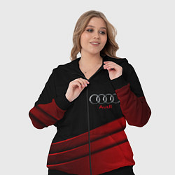 Женский 3D-костюм AUDI carbon metal, цвет: 3D-черный — фото 2