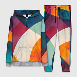 Женский 3D-костюм Геометрическая иллюстрация, цвет: 3D-меланж