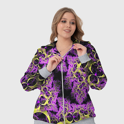 Женский костюм Абстракция фракталов / 3D-Меланж – фото 3