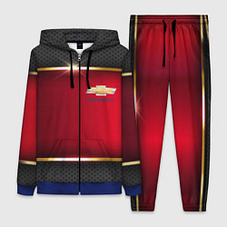 Женский 3D-костюм Chevrolet metal auto, цвет: 3D-синий