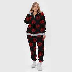 Женский 3D-костюм Twenty one pilots rose pattern, цвет: 3D-меланж — фото 2