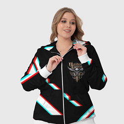 Женский 3D-костюм Baldurs Gate geometry glitch, цвет: 3D-белый — фото 2