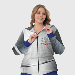 Женский 3D-костюм Toyota metalic brend, цвет: 3D-синий — фото 2