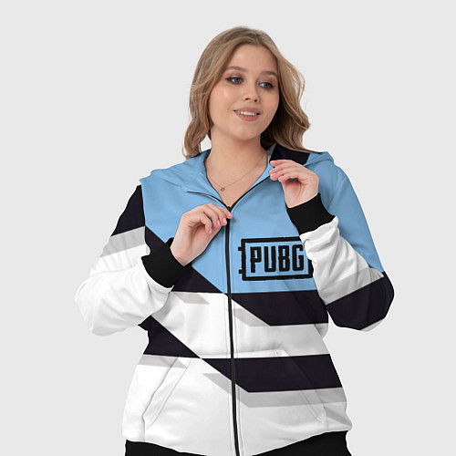 Женский костюм PUBG geometry steel / 3D-Черный – фото 3