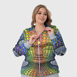 Женский 3D-костюм Оптические стёкла, цвет: 3D-меланж — фото 2