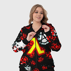 Женский 3D-костюм Half life anarhy, цвет: 3D-черный — фото 2