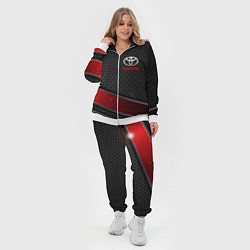 Женский 3D-костюм Toyota auto car, цвет: 3D-белый — фото 2