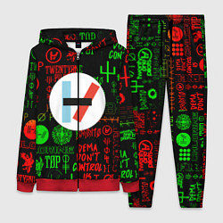 Женский 3D-костюм Twenty one pilots music steel, цвет: 3D-красный