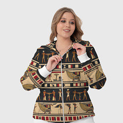 Женский 3D-костюм Этнический орнамент Египет, цвет: 3D-белый — фото 2