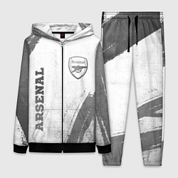 Женский костюм Arsenal - white gradient вертикально