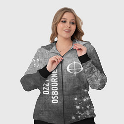 Женский 3D-костюм Ozzy Osbourne - grey gradient вертикально, цвет: 3D-черный — фото 2