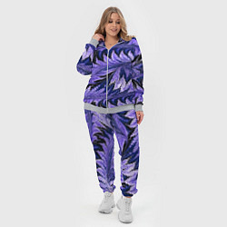 Женский 3D-костюм Абстрактные перья - жидкость, цвет: 3D-меланж — фото 2