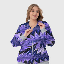 Женский 3D-костюм Абстрактные перья - жидкость, цвет: 3D-меланж — фото 2