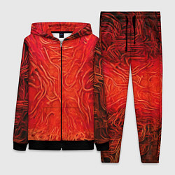 Женский 3D-костюм Красный симбионт абстракция, цвет: 3D-черный