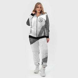 Женский 3D-костюм Three Days Grace - white gradient вертикально, цвет: 3D-черный — фото 2