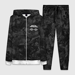 Женский 3D-костюм Arctic Monkeys - серый тайдай, цвет: 3D-белый