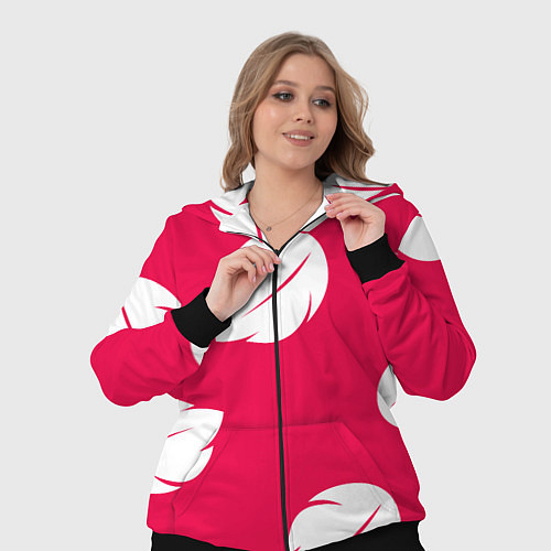 Женский костюм Тестура платья Лило с листьями / 3D-Черный – фото 3