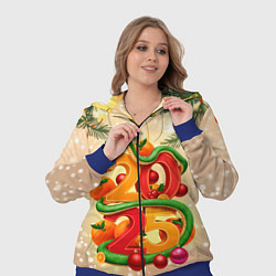 Женский 3D-костюм Веселая змея 2025, цвет: 3D-синий — фото 2