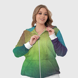 Женский 3D-костюм Цветной металл с градиентом, цвет: 3D-белый — фото 2