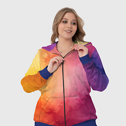 Женский 3D-костюм Облака краски, цвет: 3D-синий — фото 2