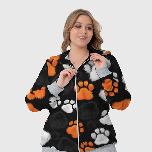 Женский костюм Мохнатые лапки / 3D-Меланж – фото 3